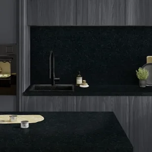 Formica avalon granite worktop in kitchen setting