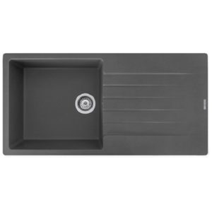 Harlem Grey Silvery Granite Inset 1.0 Bowl Sink