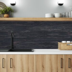 Charred Cedar Alloy Splashback