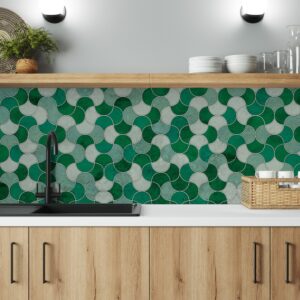 Emerald Scallop Alloy Splashback