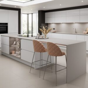Beige Arizona Solid Fenix Worktop